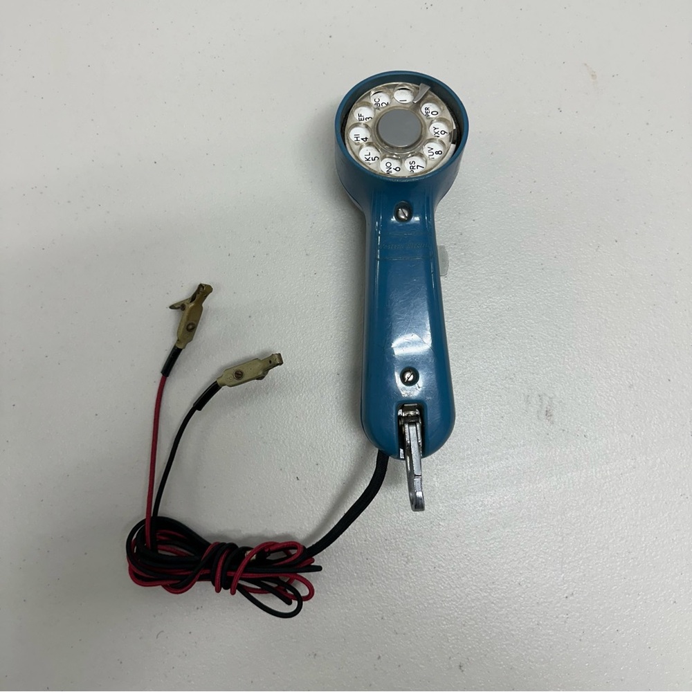 Vintage Western Electric Lineman Test Phone - Rotary Dial
